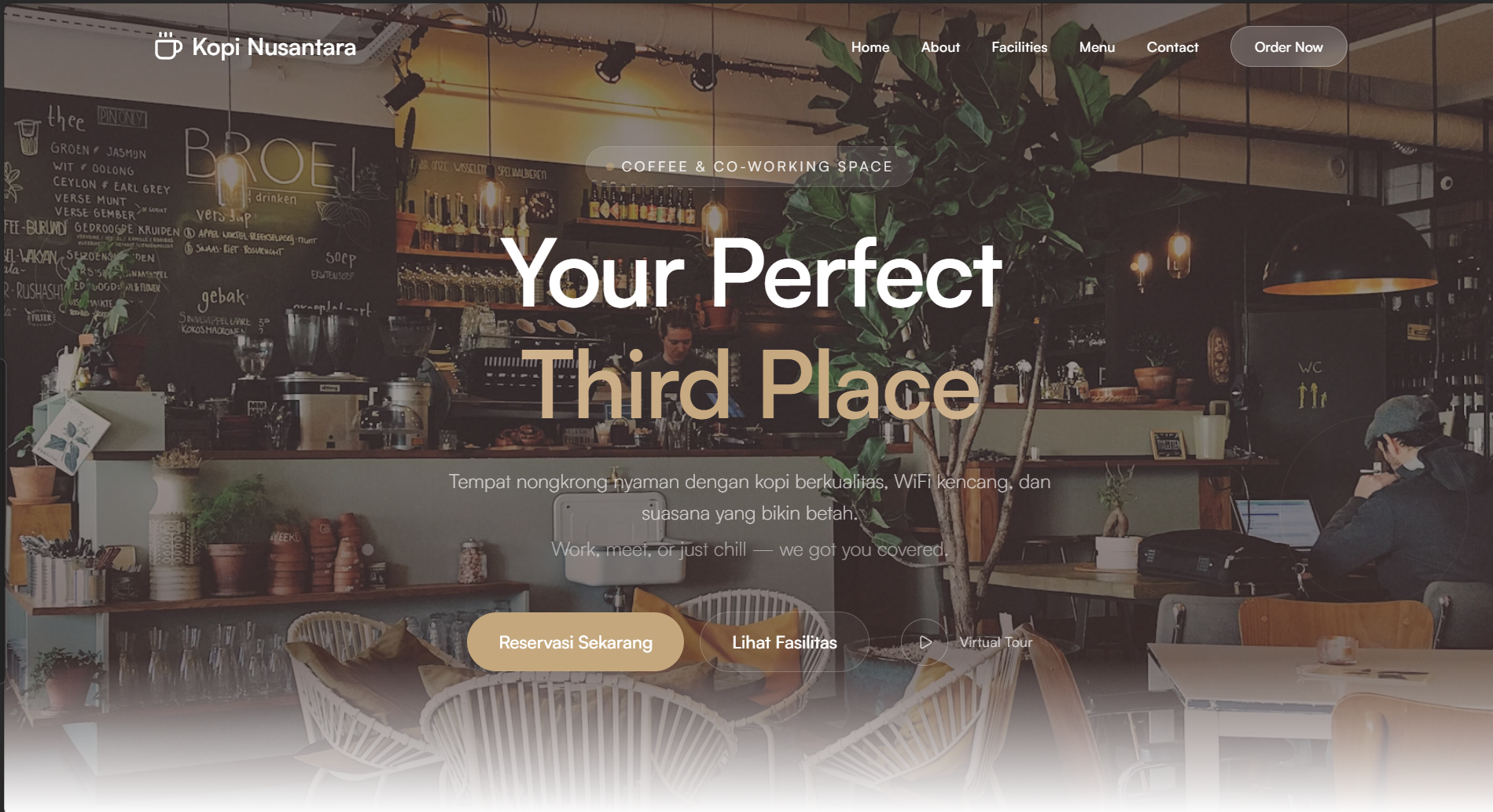 Kopi Nusantara - Coffee Shop Landing